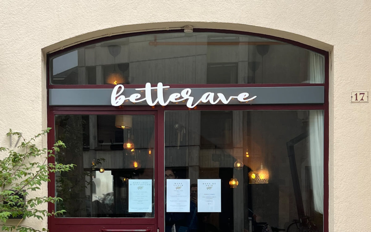 Betterave - France - Dijon - Table découverte végétarienne - Vitrine