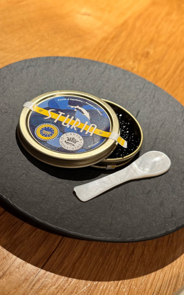 Caviar végétal à base de courge réalisé par Alexis Baudin